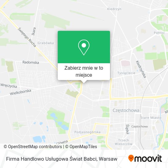 Mapa Firma Handlowo Usługowa Świat Babci