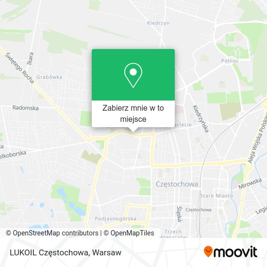 Mapa LUKOIL Częstochowa