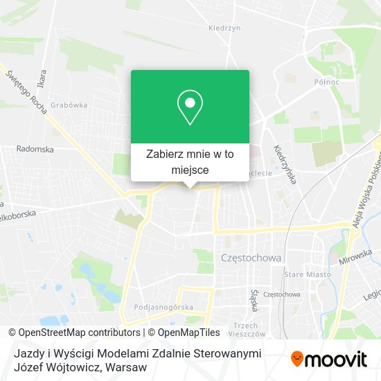 Mapa Jazdy i Wyścigi Modelami Zdalnie Sterowanymi Józef Wójtowicz