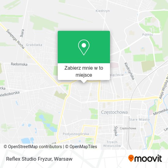 Mapa Reflex Studio Fryzur