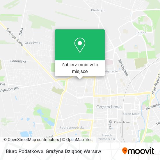 Mapa Biuro Podatkowe. Grażyna Dziąbor