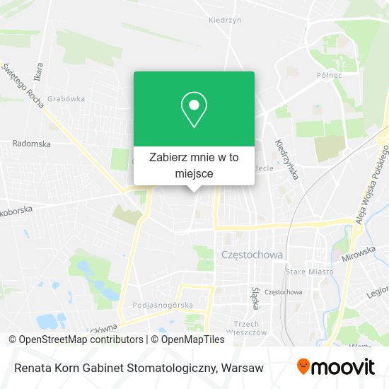 Mapa Renata Korn Gabinet Stomatologiczny