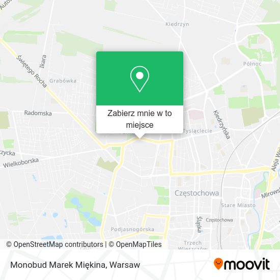 Mapa Monobud Marek Miękina