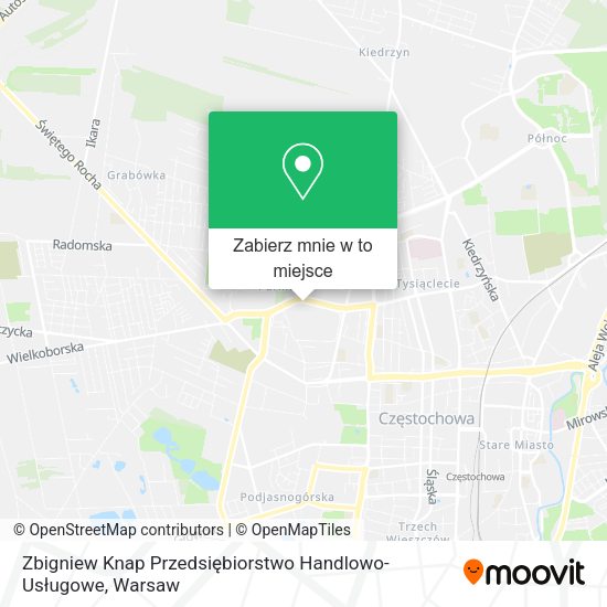 Mapa Zbigniew Knap Przedsiębiorstwo Handlowo-Usługowe