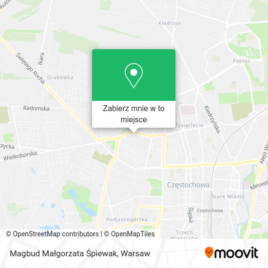 Mapa Magbud Małgorzata Śpiewak