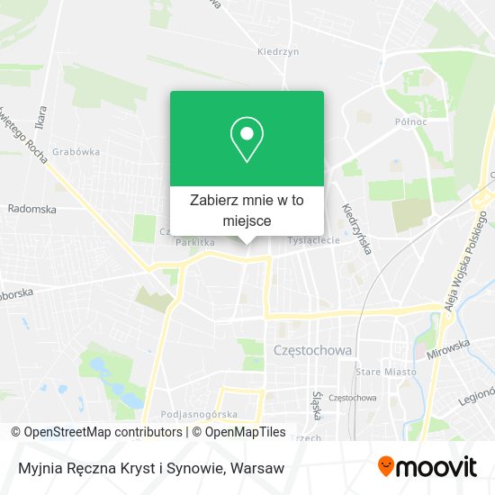 Mapa Myjnia Ręczna Kryst i Synowie