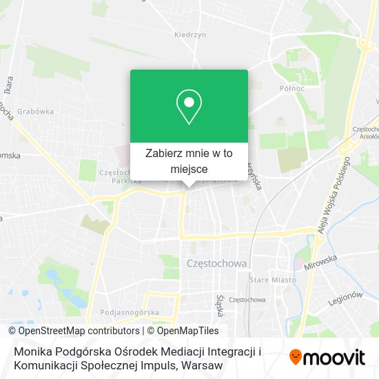 Mapa Monika Podgórska Ośrodek Mediacji Integracji i Komunikacji Społecznej Impuls