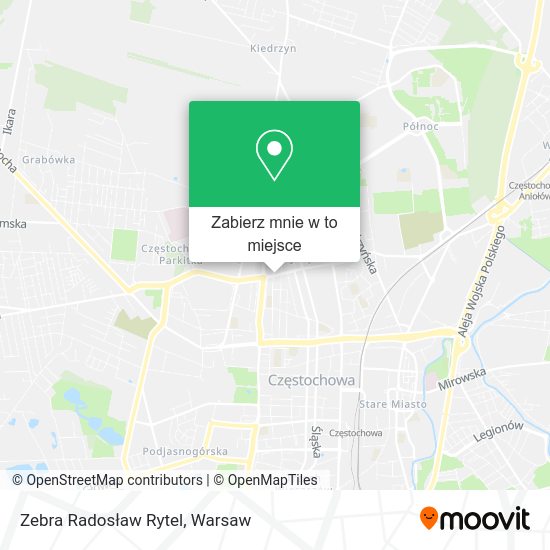 Mapa Zebra Radosław Rytel