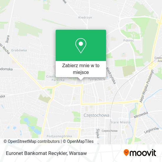 Mapa Euronet Bankomat Recykler