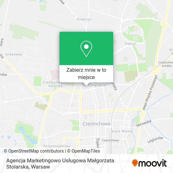 Mapa Agencja Marketingowo Usługowa Małgorzata Stolarska