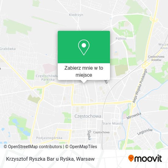 Mapa Krzysztof Ryszka Bar u Ryśka