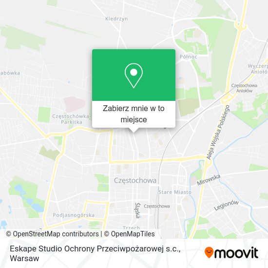 Mapa Eskape Studio Ochrony Przeciwpożarowej s.c.