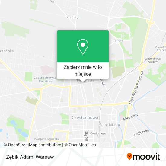 Mapa Zębik Adam