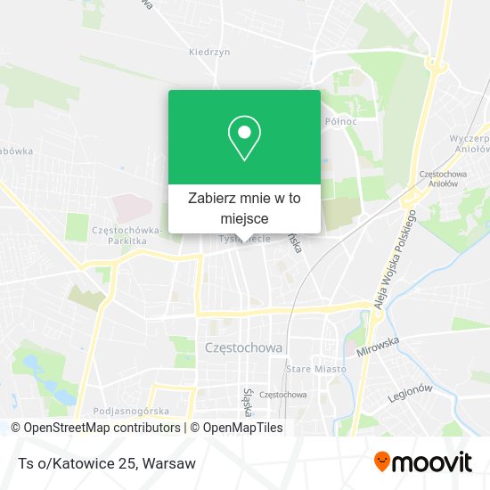 Mapa Ts o/Katowice 25