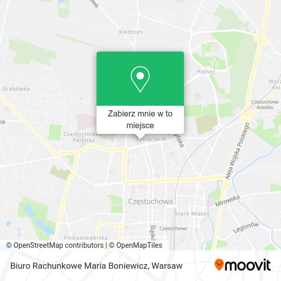 Mapa Biuro Rachunkowe Maria Boniewicz