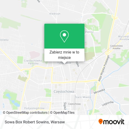 Mapa Sowa Box Robert Sowins