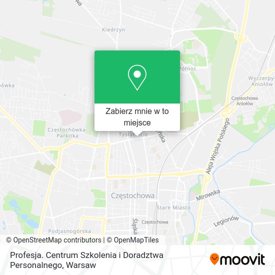 Mapa Profesja. Centrum Szkolenia i Doradztwa Personalnego