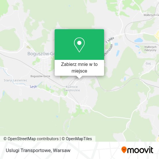 Mapa Uslugi Transportowe