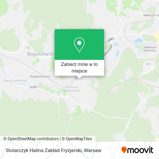 Mapa Stolarczyk Halina Zakład Fryzjerski