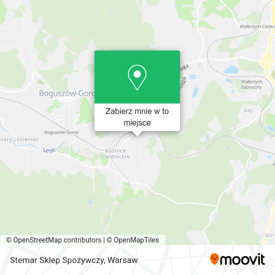 Mapa Stemar Sklep Spożywczy