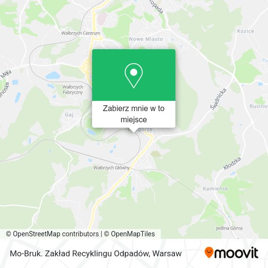 Mapa Mo-Bruk. Zakład Recyklingu Odpadów