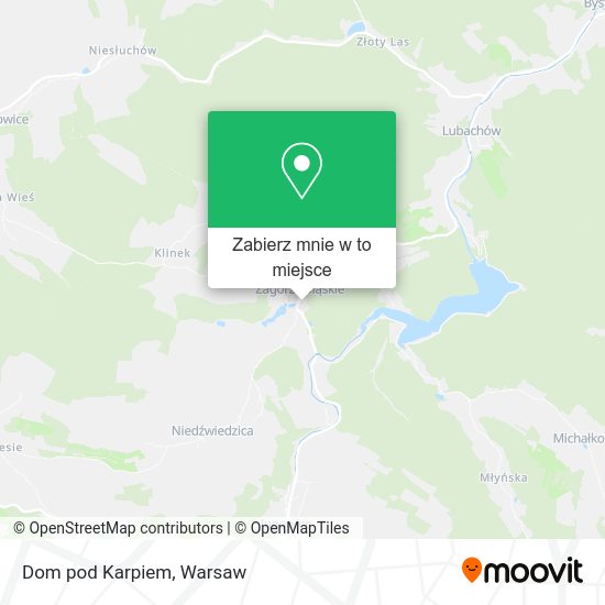 Mapa Dom pod Karpiem