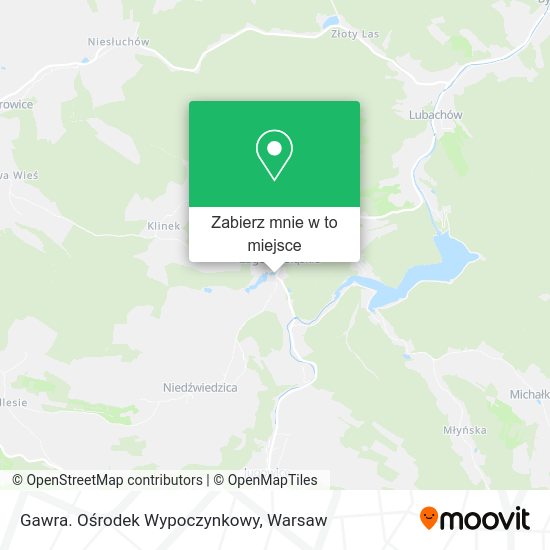 Mapa Gawra. Ośrodek Wypoczynkowy