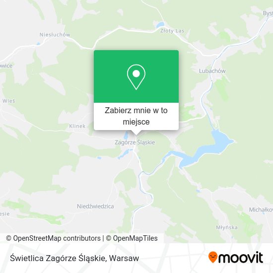 Mapa Świetlica Zagórze Śląskie