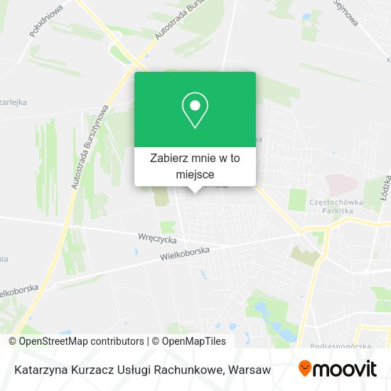 Mapa Katarzyna Kurzacz Usługi Rachunkowe