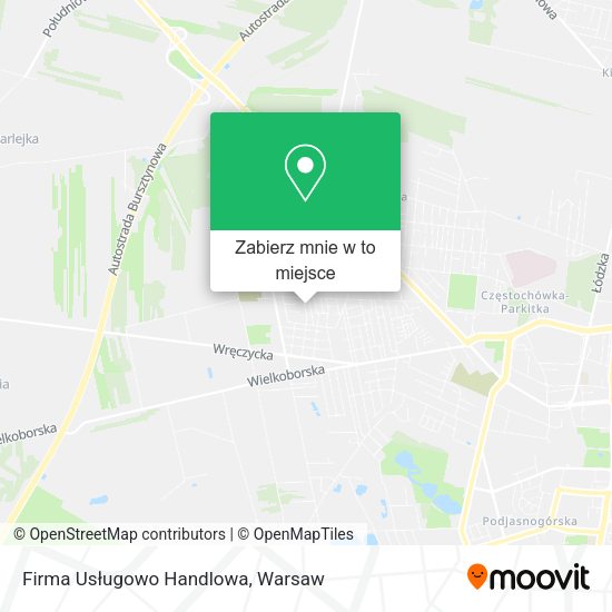 Mapa Firma Usługowo Handlowa