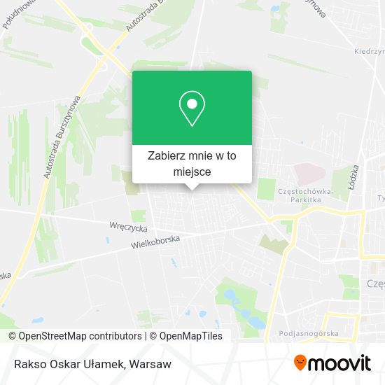 Mapa Rakso Oskar Ułamek