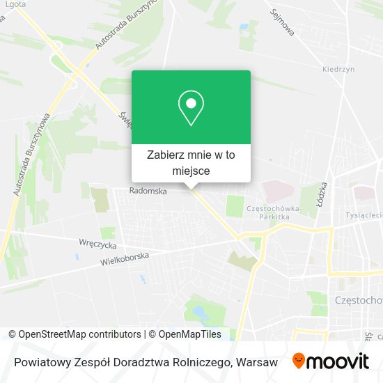 Mapa Powiatowy Zespół Doradztwa Rolniczego