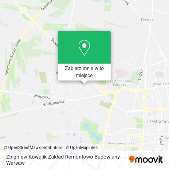 Mapa Zbigniew Kowalik Zakład Remontowo Budowlany