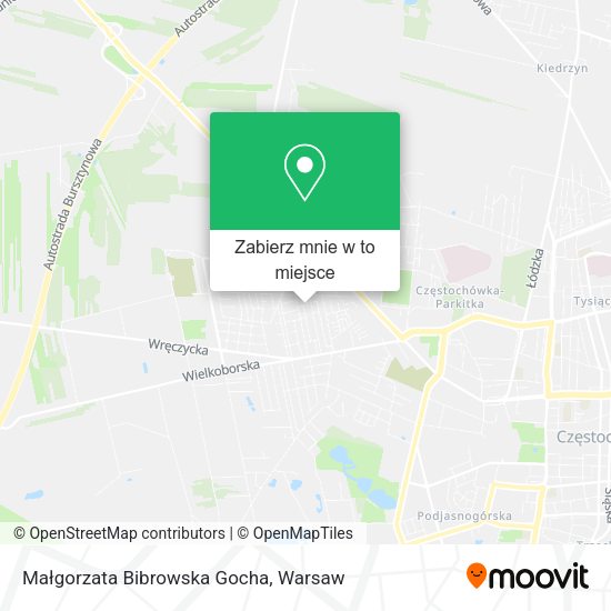 Mapa Małgorzata Bibrowska Gocha