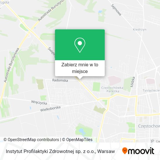 Mapa Instytut Profilaktyki Zdrowotnej sp. z o.o.