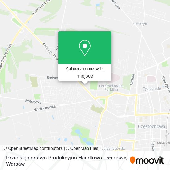 Mapa Przedsiębiorstwo Produkcyjno Handlowo Usługowe