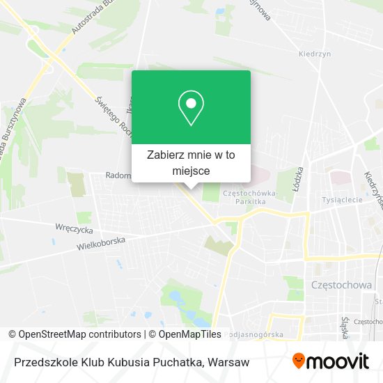 Mapa Przedszkole Klub Kubusia Puchatka