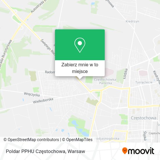 Mapa Poldar PPHU Częstochowa