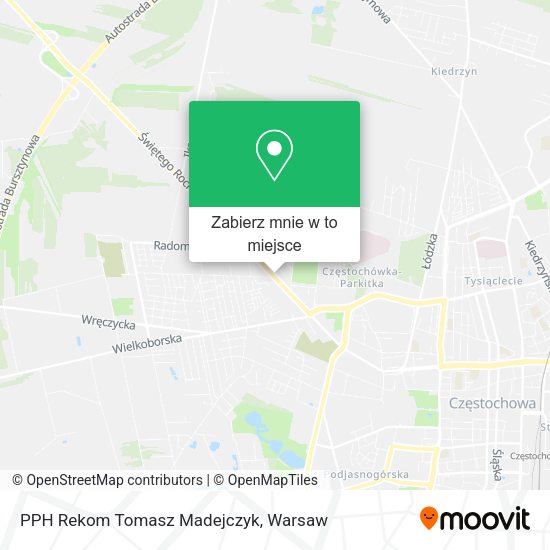 Mapa PPH Rekom Tomasz Madejczyk