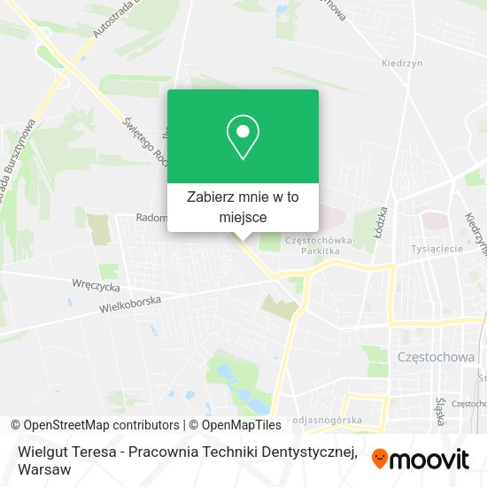 Mapa Wielgut Teresa - Pracownia Techniki Dentystycznej