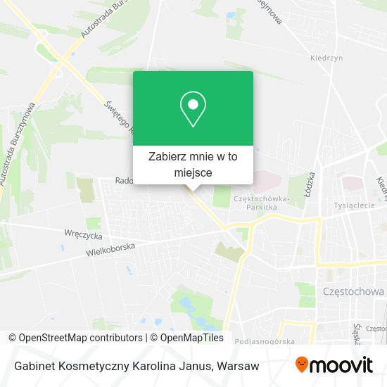 Mapa Gabinet Kosmetyczny Karolina Janus