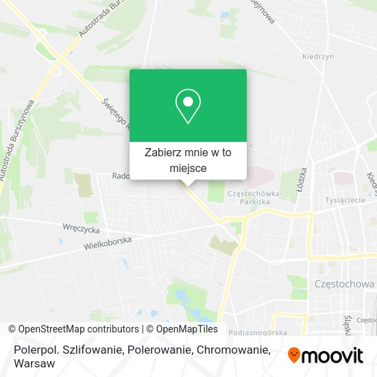 Mapa Polerpol. Szlifowanie, Polerowanie, Chromowanie