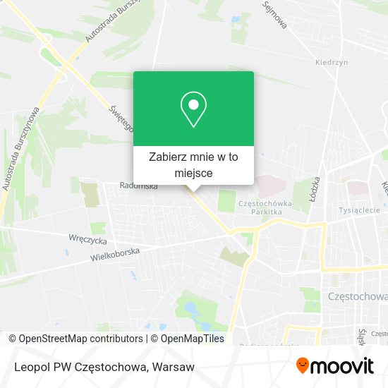 Mapa Leopol PW Częstochowa