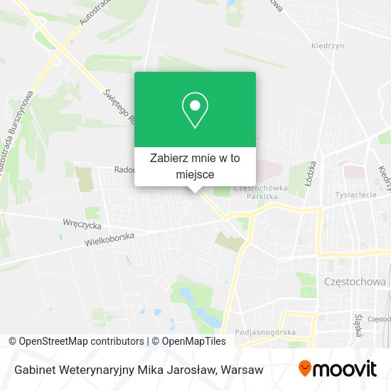 Mapa Gabinet Weterynaryjny Mika Jarosław