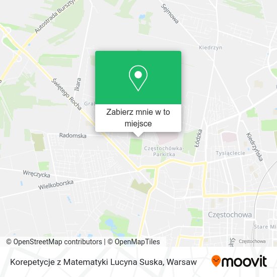 Mapa Korepetycje z Matematyki Lucyna Suska