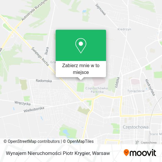 Mapa Wynajem Nieruchomości Piotr Krygier