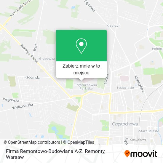 Mapa Firma Remontowo-Budowlana A-Z. Remonty