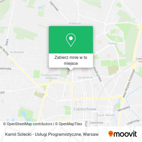 Mapa Kamil Solecki - Usługi Programistyczne