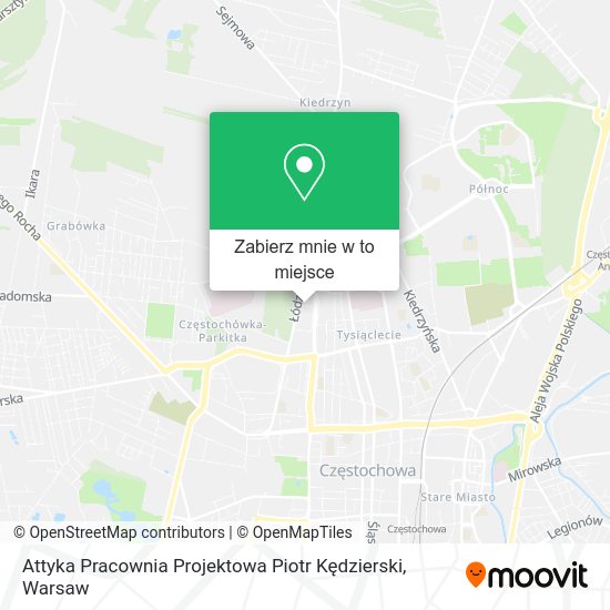 Mapa Attyka Pracownia Projektowa Piotr Kędzierski