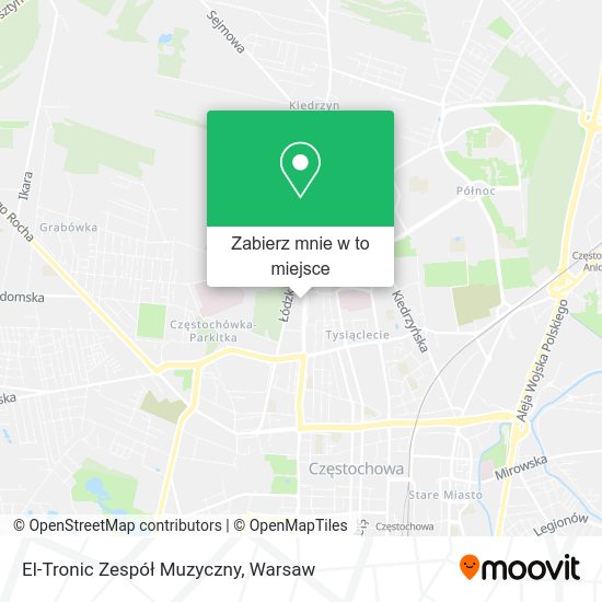 Mapa El-Tronic Zespół Muzyczny